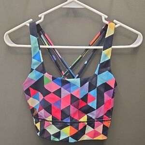 CVG Color Block Longlune Bra Size Medium